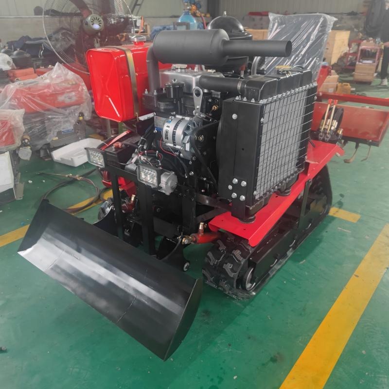Farming Jobs - Durable Multifunctional Ride-on Crawler Tiller For