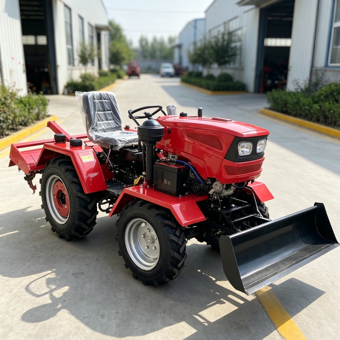 Tractor Implement - Customized Ride-On Plowing Tractor Adopting Wheel
