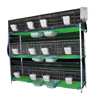 3 Layers 12 Cells H Type Galva - Rabbit Cage Wire 评论和价格
