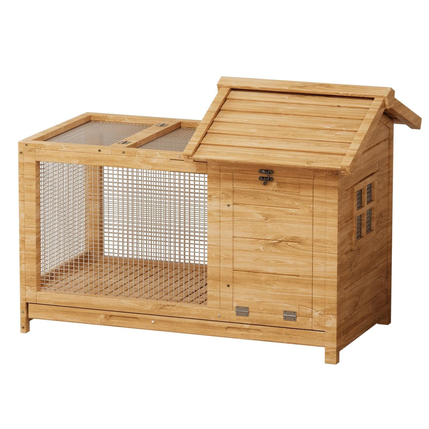 Wooden Rabbit Hutch Indoor and - Rabbit Cage Wire 评论和价格