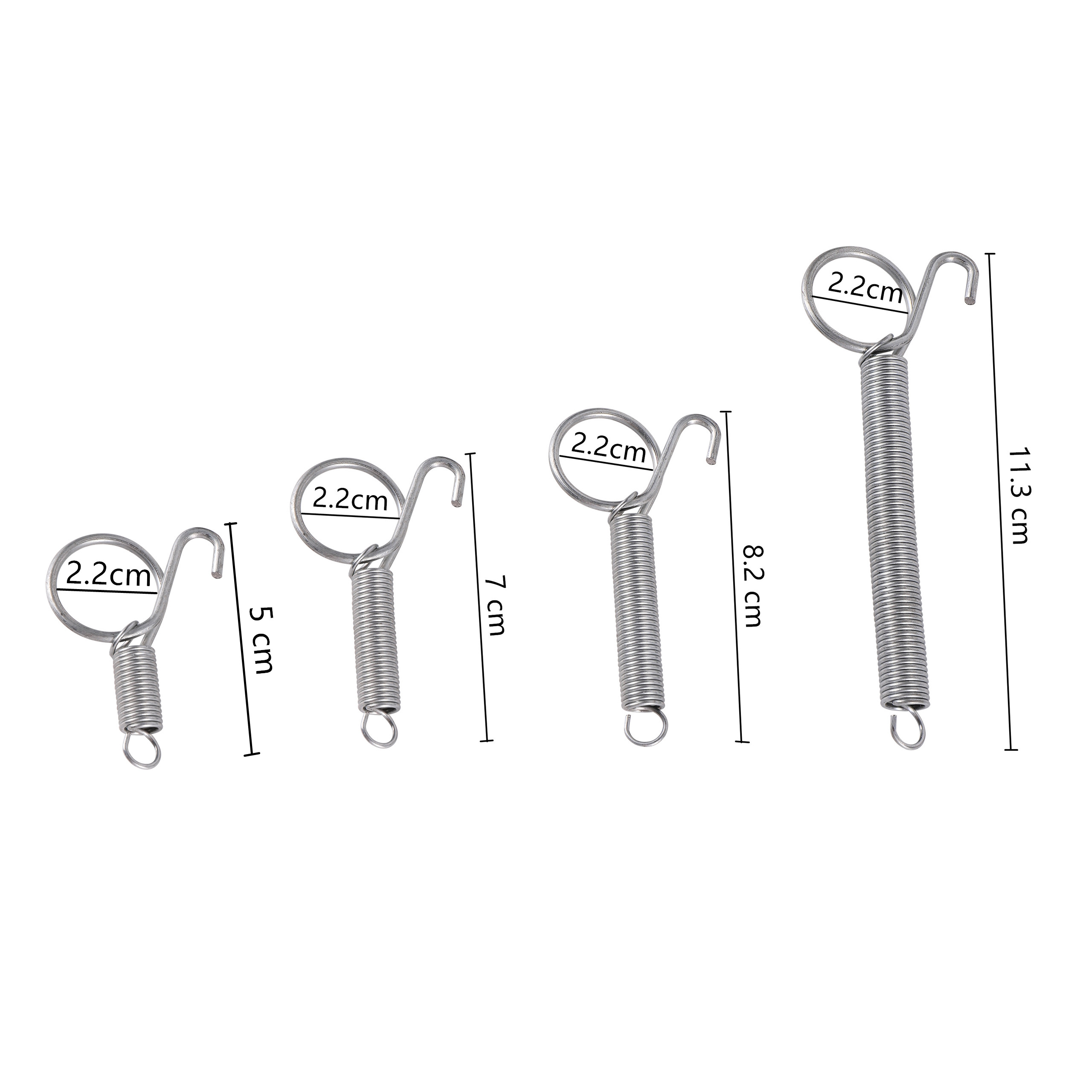 4Pcs Cage Door Spring Hook Met - Rabbit Cage Wire 评论和价格