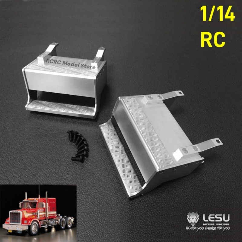 1 Pair LESU RC Toy Truck Metal - Tractor Implement 评论和价格