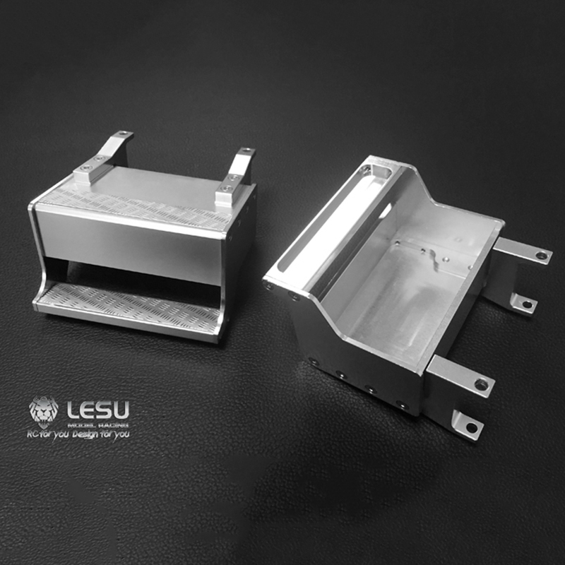 1 Pair LESU RC Toy Truck Metal - Tractor Implement 评论和价格