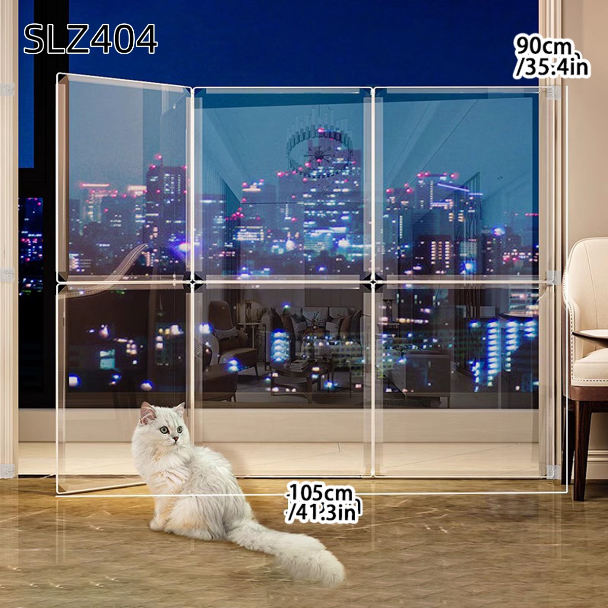 Cat-Proof Door Barrier for Hom - Rabbit Cage Wire 评论和价格