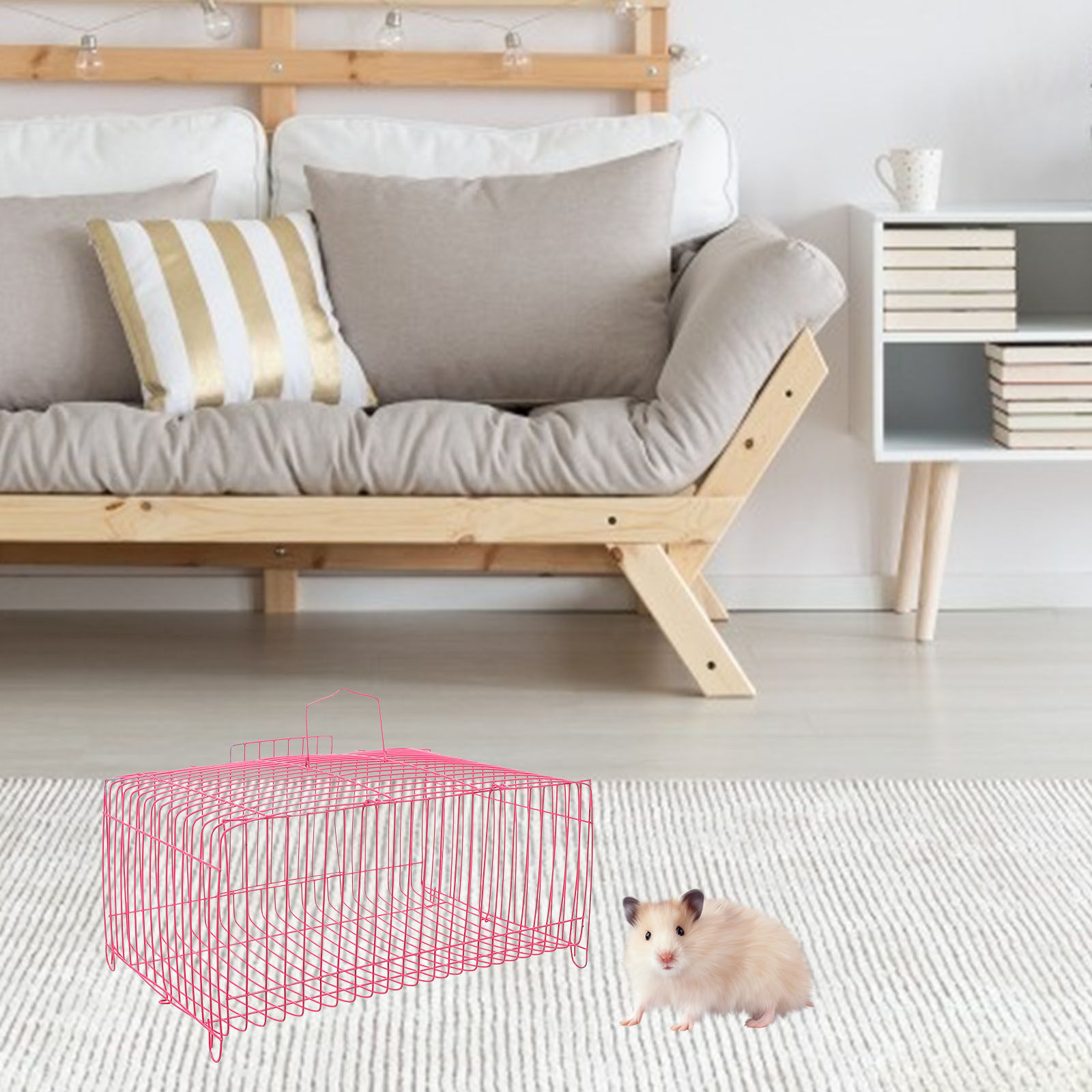 Handheld Portable Bird Cage St - Rabbit Cage Wire 评论和价格